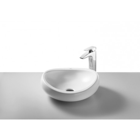 Urbi 1. Lavabo de porcelana de sobre encimera Lavabos. - Roca