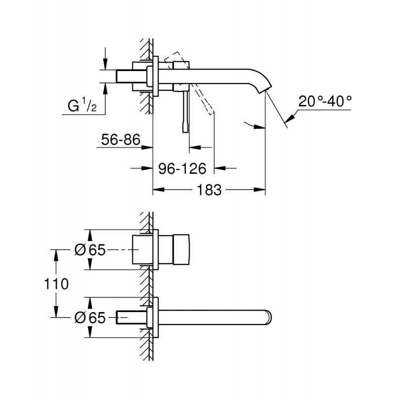 Grifo Grohe Essence (19408001). Comprar oferta online