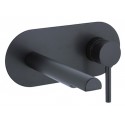 GRIFO LAVABO EMPOTRAR MONOMANDO MINIMA MZ RIO 64836001P NEGRO MATE