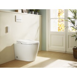 Inodoro ROCA In Wash Inspira Rimless - cisterna, tapa y asiento