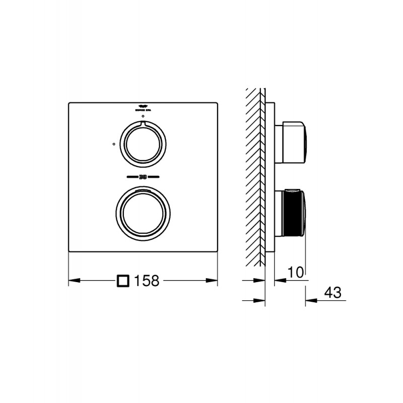 GRIFO DUCHA monomando GROHE ALLURE 32846001