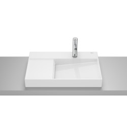 LAVABO ASIMETRICO SOBRE ENCIMERA 600X420 HORIZON VIEW ROCA A32727400B