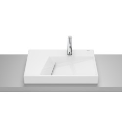 LAVABO ASIMETRICO SOBRE ENCIMERA 600X420 HORIZON GEOMETRIC ROCA A32727600B