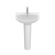 LAVABO VICTORIA PEDESTAL O SEMIPEDESTAL 520X425 ROCA A325V03000